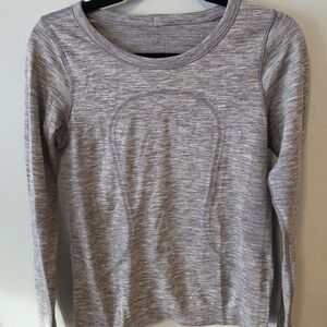 Lululemon Heathered Long Sleeve Athletic Top